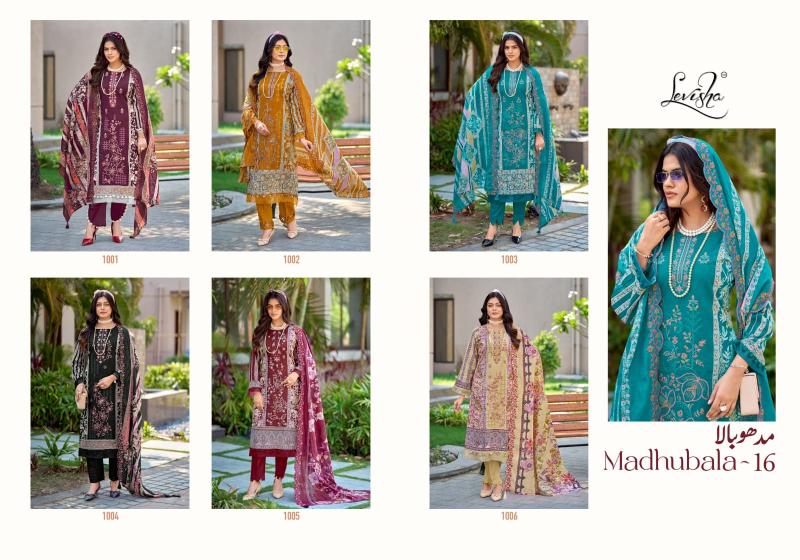 Levisha madhubala-16 catalgue dress material wholesale